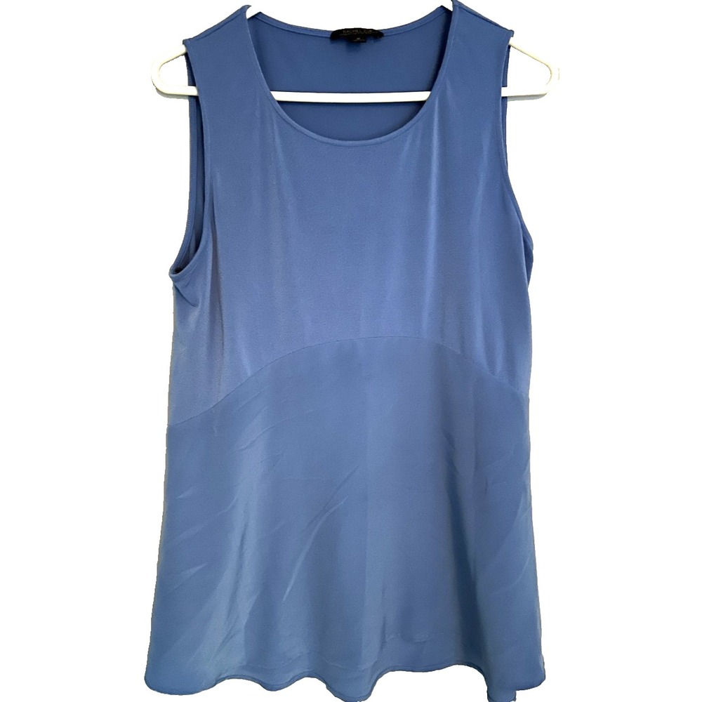 Rachel Zoe A Pea In The Pod Tank Top Womens Medium Blue Maternity Sleeveless